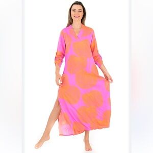 Walker & Wade Exuma Kaftan / Magenta‎ Fan Coral